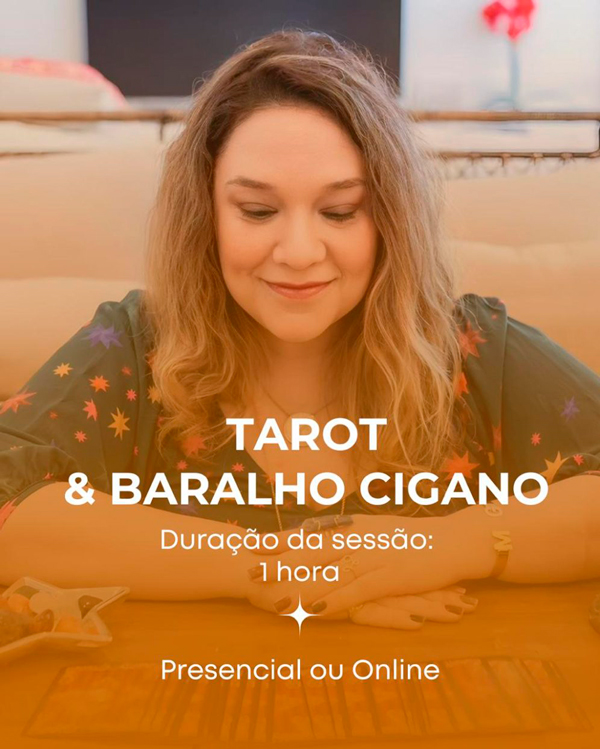 Consulta de Tarot & Baralho Cigano com Márcia Holística